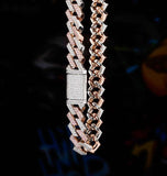 Iced Out Cuban Chain Moissanite Celebrity Style Hip Hop Chain