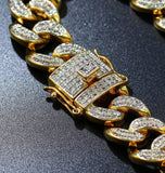 Cuban Link Iced Out Moissanite Hip Hop Bracelet