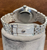 VVS1 Moissanite Iced Out Datejust Jubilee Band Watch