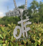 Custom Made OTF VVS1 Moissanite Hip Hop Pendant For Him