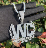 Iced Out Winners Circle Letter Moissanite Hip Hop Pendant