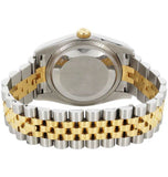 Dual Tone Moissanite Iced Out Jubilee Band Watch