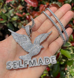 Iced Out Hip Hop SELF MADE Moissanite Style Pendant
