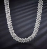 Moissanite Cuban Link Chain Iced Out Hip Hop Chain