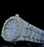 Automatic Movement Iced Out Moissanite Diamond Men's Watch