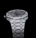 Baguette Cut Iced Out Moissanite Diamond Wrist Watch