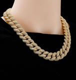 Cuban Link Moissanite Diamond Iced Out Hip Hop Chain