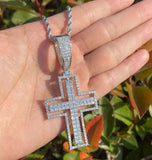 Moissanite Iced Out Cross Hip Hop Pendant For Him