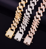 Iced Out Moissanite Rapper Style Hip Hop Bracelet