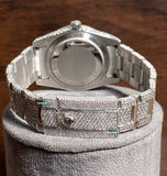 Baguette Stick Moissanite Diamond Iced Out Watch