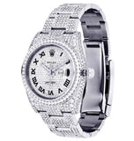 Iced Out Moissanite Diamond Luxury Wrist Watch