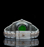 Iced Out Baguette Cut Moissanite Diamond Luxury Watch