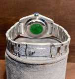 Datejust Iced Out VVS1 Moissanite Wrist Watch