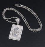 Iced Out Hamsa Hand Moissanite Hip Hop Pendant
