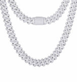 Iced Out VVS1 Moissanite Cuban Link Elegant Hip Hop Chain