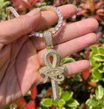Iced Out VVS1 Moissanite Unique Cross Pendant