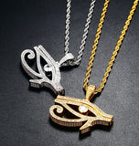 Iced Out Moissanite Eye Of Horus Hip Hop Pendant