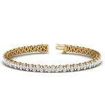 Moissanite Diamond Pear Cut Tennis Bracelet