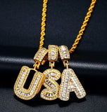 Customized Iced Out Baguette Cut Moissanite Pendant