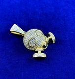 Moissanite Iced Out Skull Gas Mask Hip Hop Pendant