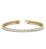 Asscher Cut Moissanite Tennis Bracelet