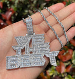 Premium WE THE BEST Iced Out Moissanite Pendant