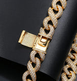 Iced Out Infinity Moissanite Diamond Hip Hop Chain