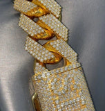 Moissanite Diamond Iced Out Cuban Link Chain For Him