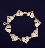 Iced Out Moissanite Broken Heart Hip Hop Brtacelet