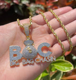 BIG BAG CHASIN Moissanite Custom Iced Out Pendant