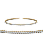 Round Cut Moissanite Diamond Tennis Bracelet