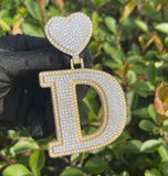 VVS1 Moissanite Iced Out Personalized Letter Hip Hop Pendant