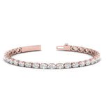 Oval Cut Moissanite Tennis Bracelet Gift For Her