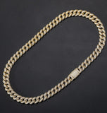 Moissanite Iced Out Miami Cuban Link Hip Hop Chain