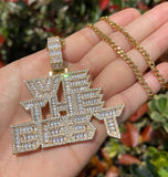 Premium WE THE BEST Iced Out Moissanite Pendant