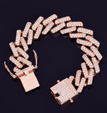 Iced Out Moissanite Rapper Style Hip Hop Bracelet