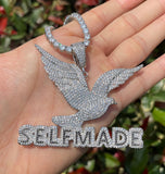 Iced Out Hip Hop SELF MADE Moissanite Style Pendant