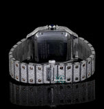 Iced Out Moissanite Diamond Automatic Movement Watch