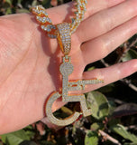 Iced Out Moissanite Wheelchair Shooter Hip Hop Pendant