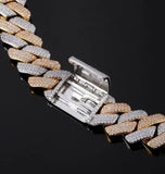 Iced Out Moissanite Diamond Cuban Link Rapper Style Chain