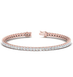 Asscher Cut Moissanite Tennis Bracelet