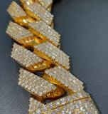 Moissanite Diamond Iced Out Cuban Link Chain For Him