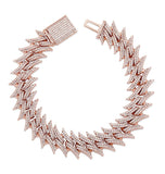 Iced Out Moissanite Rapper Style Hip Hop Bracelet