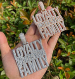 Colorless Moissanite Iced Out Personalized Hip Hop Pendant