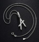 VVS1 Moissanite Alphabet Letter Hip Hop Pendant