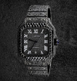 Black Moissanite Iced Out Hip Hop Luxury Watch