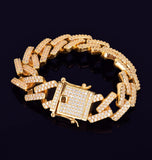 Iced Out Moissanite Rapper Style Hip Hop Bracelet