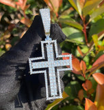 Moissanite Iced Out Cross Hip Hop Pendant For Him