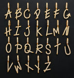 VVS1 Moissanite Alphabet Letter Hip Hop Pendant
