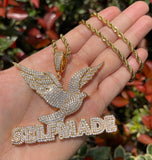 Iced Out Hip Hop SELF MADE Moissanite Style Pendant